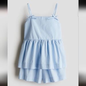 H&M 2 Piece Cotton Poplin Set - NWOT